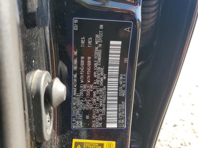 Photo 14 from auction – 2016 TOYOTA HIGHLANDER with VIN 5TDBKRFH9GS275104