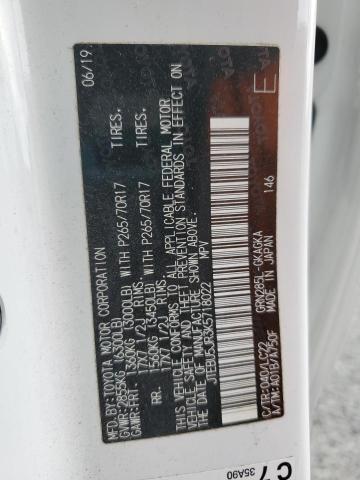Photo 14 from auction – 2019 TOYOTA 4RUNNER SR with VIN JTEBU5JR3K5718022