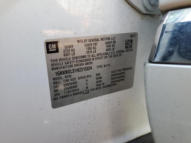 Photo 14 from auction – 2017 GMC ACADIA DENALI with VIN 1GKKNXLS1HZ315224