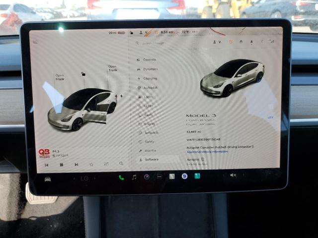 Photo 9 from auction – 2022 TESLA MODEL 3 with VIN 5YJ3E1EB1NF124348