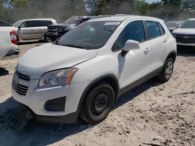 CHEVROLET TRAX LS 2016 with VIN KL7CJKSBXGB694387 - Photo from auction