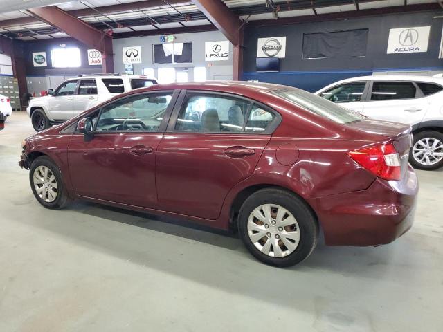 Photo 2 from auction – 2012 HONDA CIVIC LX with VIN 19XFB2F50CE323818
