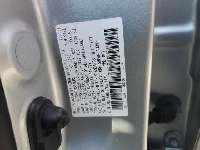 Photo 14 from auction – 2012 HONDA CR-V EXL with VIN JHLRM4H77CC011121