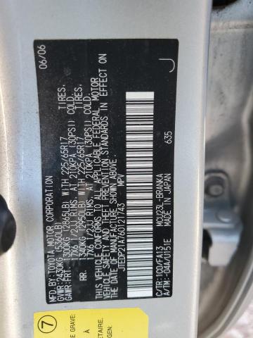 Foto 14 de la subasta – 2006 TOYOTA HIGHLANDER con VIN JTEDP21A760121743