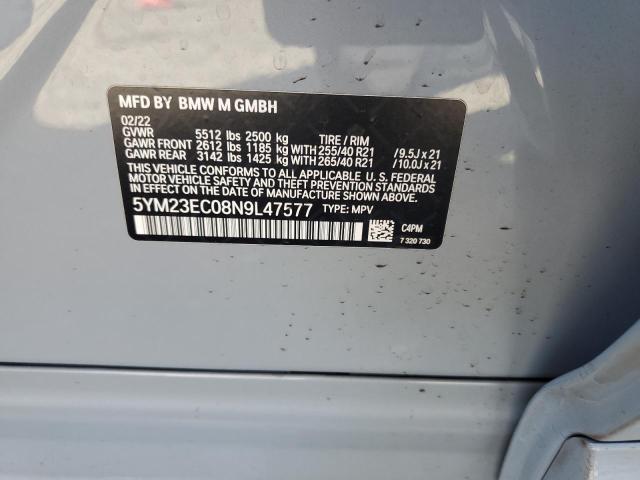 Photo 14 from auction – 2022 BMW X4 M with VIN 5YM23EC08N9L47577