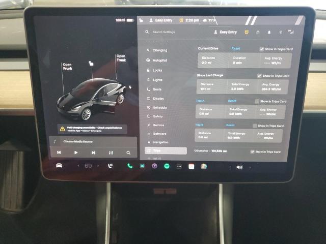 Photo 9 from auction – 2019 TESLA MODEL 3 with VIN 5YJ3E1EA1KF196914