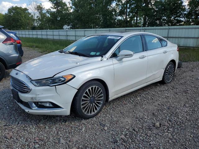 FORD FUSION SE 2017 with VIN 3FA6P0T95HR255728 - Photo from auction