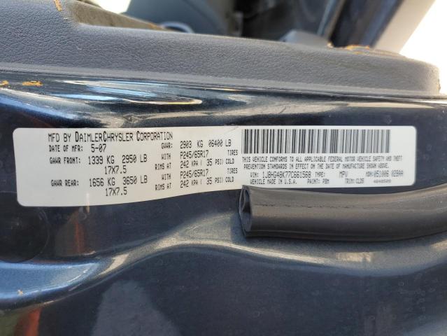 Photo 14 from auction – 2007 JEEP COMMANDER with VIN 1J8HG48K77C661568