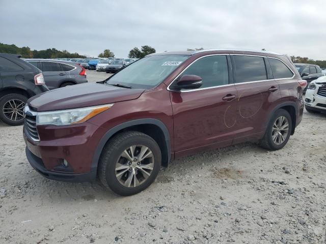TOYOTA HIGHLANDER XLE 2015 with VIN 5TDJKRFH0FS078333 - Photo from auction