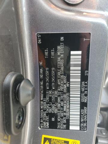 Photo 14 from auction – 2017 TOYOTA HIGHLANDER with VIN 5TDDZRFH6HS420735