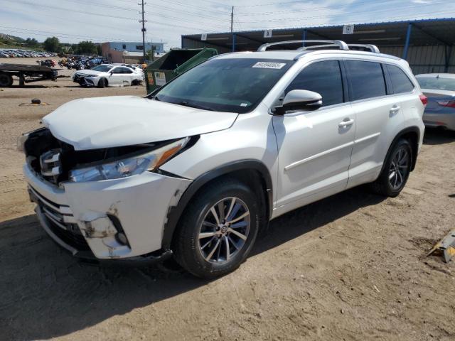 TOYOTA HIGHLANDER SE 2017 with VIN 5TDJZRFH1HS427479 - Photo from auction