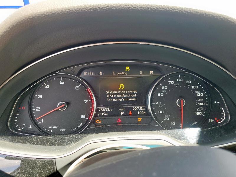Photo 9 from auction – 2019 AUDI Q7 PREMIUM with VIN WA1AAAF74KD027154