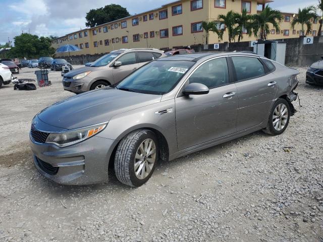 KIA OPTIMA EX 2016 with VIN 5XXGU4L34GG068472 - Photo from auction