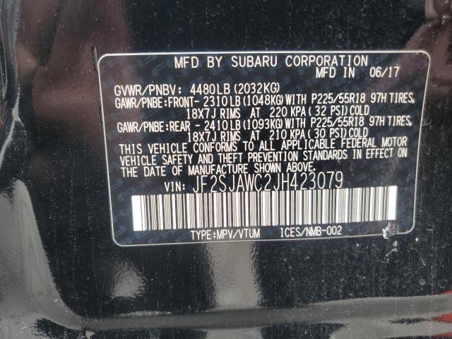 Photo 14 from auction – 2018 SUBARU FORESTER 2 with VIN JF2SJAWC2JH423079
