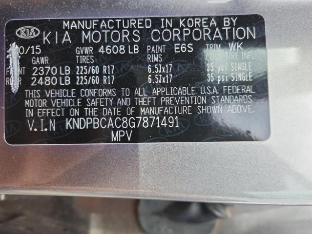 Photo 14 from auction – 2016 KIA SPORTAGE L with VIN KNDPBCAC8G7871491