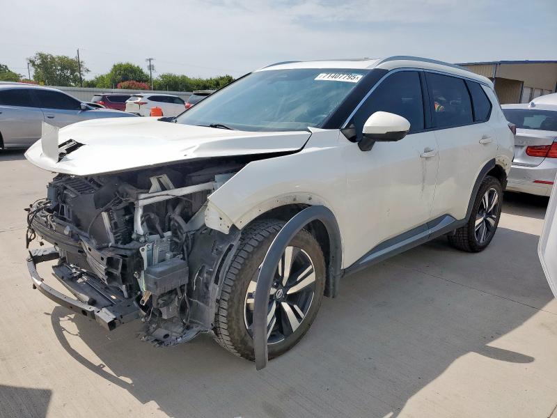 NISSAN ROGUE SL 2021 with VIN 5N1AT3CA0MC765582 - Photo from auction