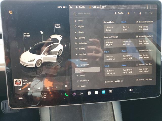Photo 9 from auction – 2022 TESLA MODEL 3 with VIN 5YJ3E1EA2NF368968