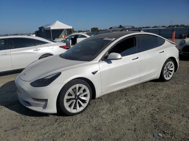 TESLA MODEL 3 2021 with VIN 5YJ3E1EBXMF015398 - Photo from auction