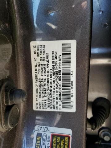 Photo 14 from auction – 2012 HONDA CR-V LX with VIN 5J6RM3H31CL007158
