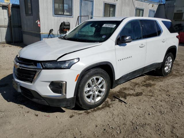 CHEVROLET TRAVERSE LS 2022 with VIN 1GNEVFKW2NJ180716 - Photo from auction