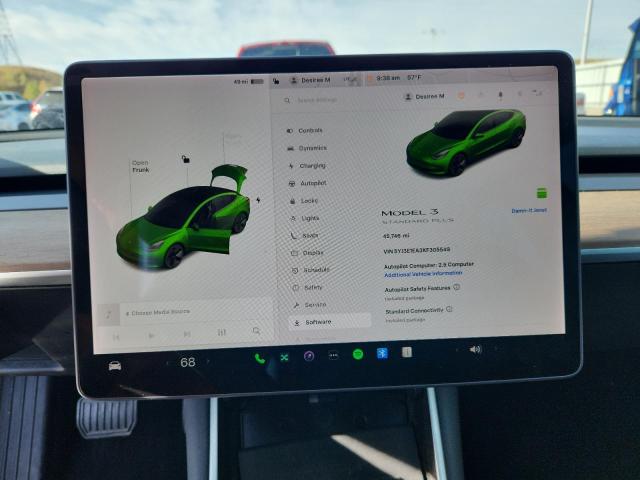 Photo 9 from auction – 2019 TESLA MODEL 3 with VIN 5YJ3E1EA3KF305549