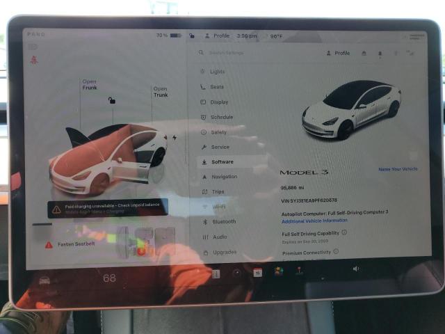 Photo 9 from auction – 2023 TESLA MODEL 3 with VIN 5YJ3E1EA9PF620878