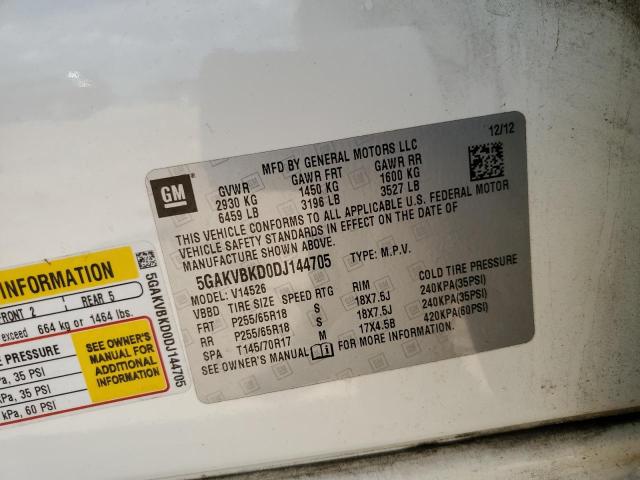 Photo 14 from auction – 2013 BUICK ENCLAVE with VIN 5GAKVBKD0DJ144705