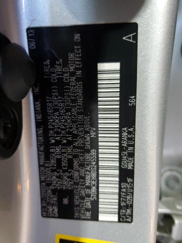 Photo 14 from auction – 2013 TOYOTA HIGHLANDER with VIN 5TDBK3EH8DS245599