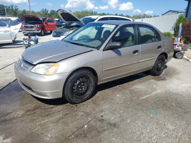 HONDA CIVIC LX 2001 with VIN 2HGES16591H549963 - Photo from auction