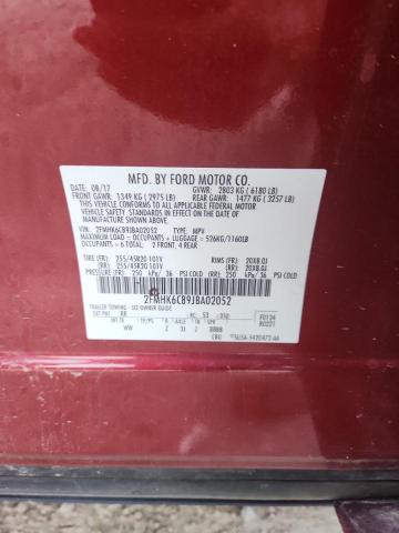 Photo 14 from auction – 2018 FORD FLEX SEL with VIN 2FMHK6C89JBA02052