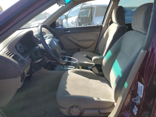 Photo 7 from auction – 2002 HONDA CIVIC EX with VIN 2HGES26892H532887