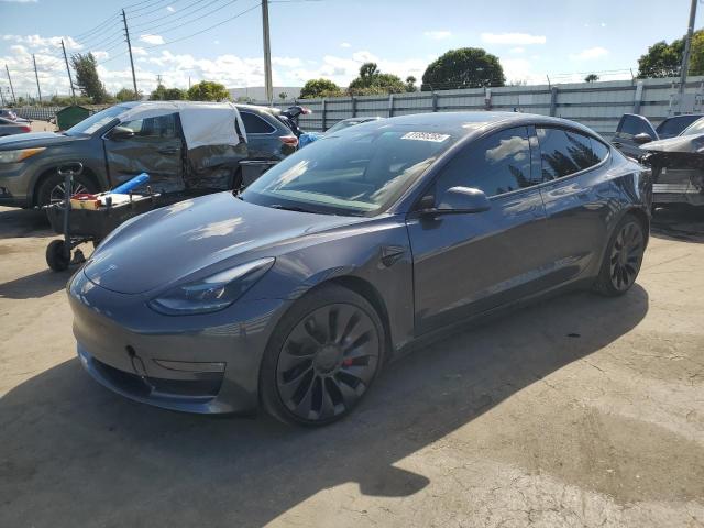 TESLA MODEL 3 2023 with VIN 5YJ3E1ECXPF623841 - Photo from auction