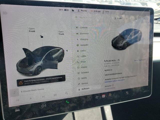 Photo 9 from auction – 2021 TESLA MODEL 3 with VIN 5YJ3E1EB2MF019428