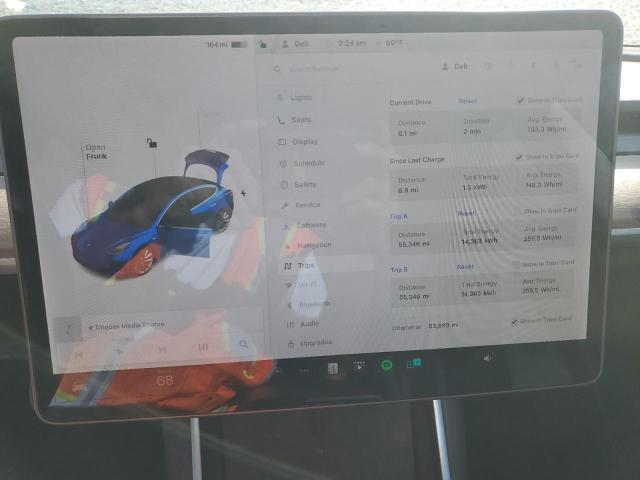 Photo 9 from auction – 2019 TESLA MODEL 3 with VIN 5YJ3E1EB7KF390047