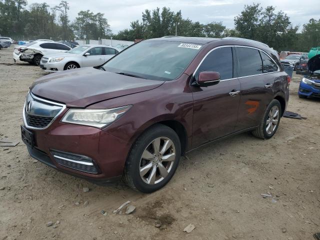 Photo 1 from auction – 2014 ACURA MDX ADVANCE with VIN 5FRYD4H87EB050085