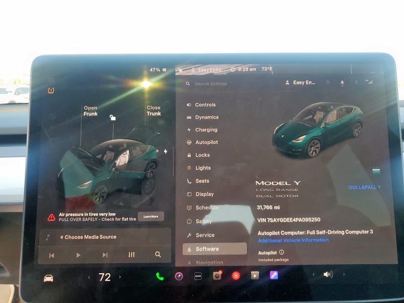 Фото 9 с аукциона – 2023 TESLA MODEL Y с VIN 7SAYGDEE4PA095250