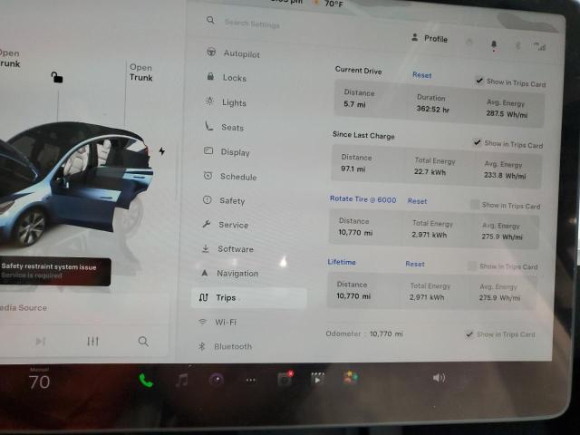 Фото 9 с аукциона – 2024 TESLA MODEL Y с VIN 7SAYGDEE0RA287929