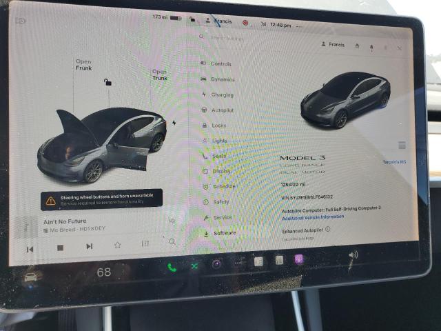Photo 9 from auction – 2020 TESLA MODEL 3 with VIN 5YJ3E1EB6LF646132