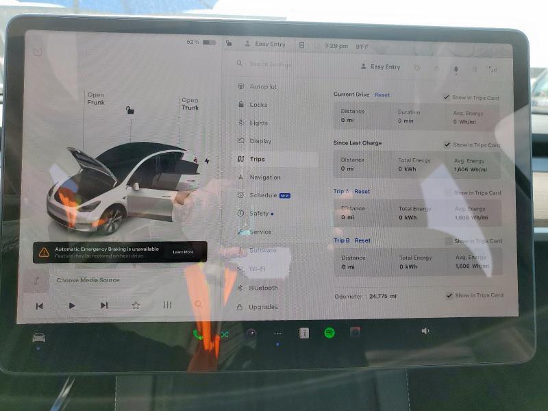 Photo 9 from auction – 2023 TESLA MODEL Y with VIN 7SAYGDEE6PA078319