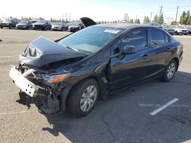 HONDA CIVIC LX 2012 with VIN JHMFB2F51CS005587 - Photo from auction
