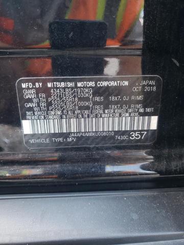 Photo 14 from auction – 2019 MITSUBISHI OUTLANDER with VIN JA4AP4AW8KU008010