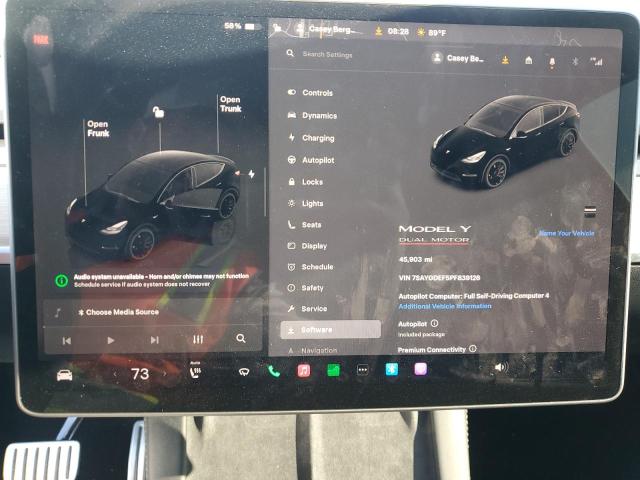 Photo 9 from auction – 2023 TESLA MODEL Y with VIN 7SAYGDEF5PF839126