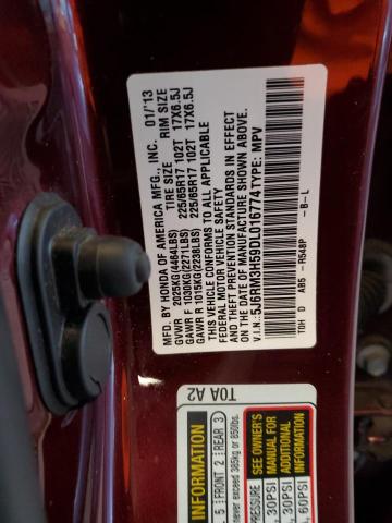 Photo 14 from auction – 2013 HONDA CR-V EX with VIN 5J6RM3H59DL016774