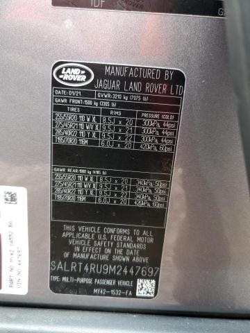 Photo 14 from auction – 2021 LAND ROVER DISCOVERY with VIN SALRT4RU9M2447697
