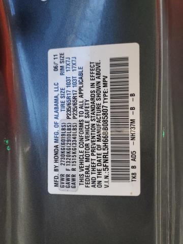 Photo 14 from auction – 2011 HONDA ODYSSEY EX with VIN 5FNRL5H66BB085807