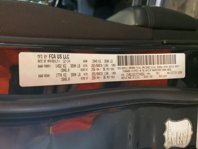 Photo 14 from auction – 2015 DODGE DURANGO LI with VIN 1C4RDJDG1FC740561