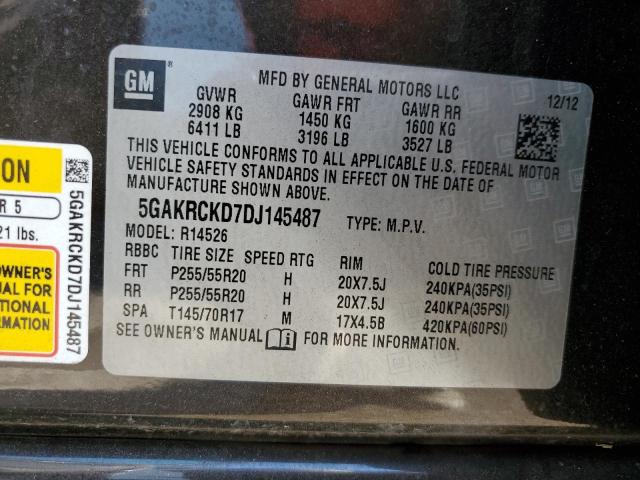 Photo 14 from auction – 2013 BUICK ENCLAVE with VIN 5GAKRCKD7DJ145487