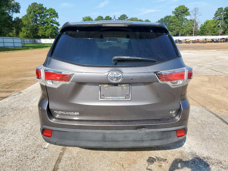 Photo 6 from auction – 2016 TOYOTA HIGHLANDER with VIN 5TDZKRFH7GS187375