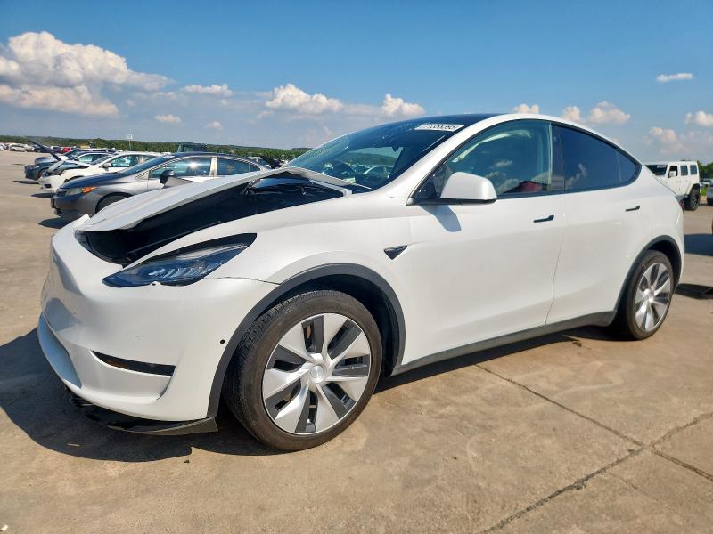TESLA MODEL Y 2021 with VIN 5YJYGDED7MF107622 - Photo from auction