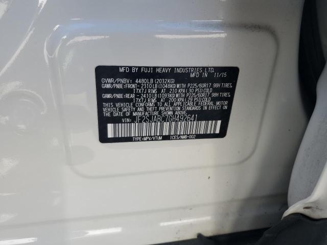 Photo 14 from auction – 2016 SUBARU FORESTER 2 with VIN JF2SJABC7GH492641